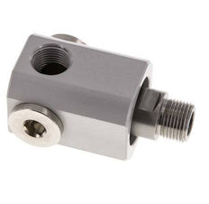 4-Wege-Drehdurchführung G3/8'' Aluminium NBR 10bar (140,5psi)