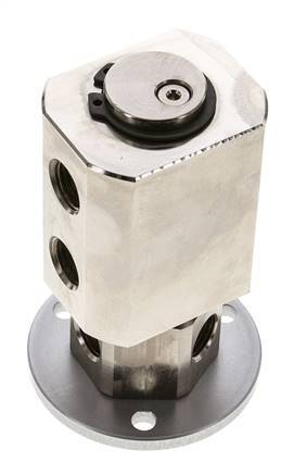 Rotary Joint G1/4'' Female Nickel-plated Brass PUR 12bar (168.60000000000002psi) Compact