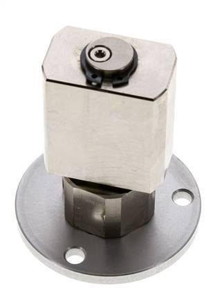 Drehdurchführung G1/8'' Innengewinde Messing vernickelt PUR 12bar (168.60000000000002psi) Kompakt