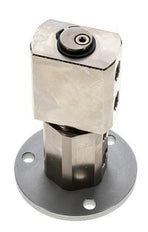 Drehdurchführung G1/8'' Innengewinde Messing vernickelt PUR 0bar (0.0psi) Vakuum