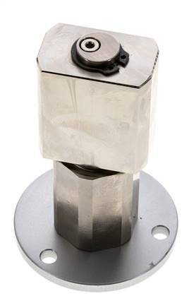 Drehdurchführung G1/8'' Innengewinde Messing vernickelt PUR 12bar (168.60000000000002psi)