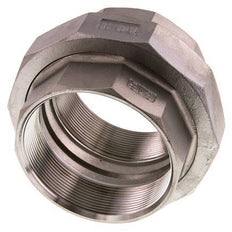 Gerader Verschraubungsanschluss Rp3'' Weiblich Edelstahl Flachdichtung PTFE 16bar (224.8psi)