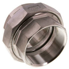 Gerader Verschraubungsanschluss Rp3'' Weiblich Edelstahl Flachdichtung PTFE 16bar (224.8psi)