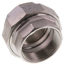 Gerader Verschraubungsanschluss Rp2'' Weiblich Edelstahl Flachdichtung PTFE 16bar (224.8psi)