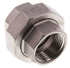 Gerader Verschraubungsanschluss Rp1'' Weiblich Edelstahl Flachdichtung PTFE 16bar (224.8psi)