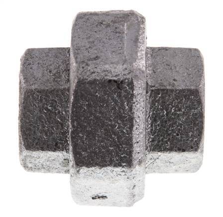 Gerader Verschraubungsanschluss Rp3/4'' Weiblich Gusseisen Flachdichtung 25bar (351.25psi)