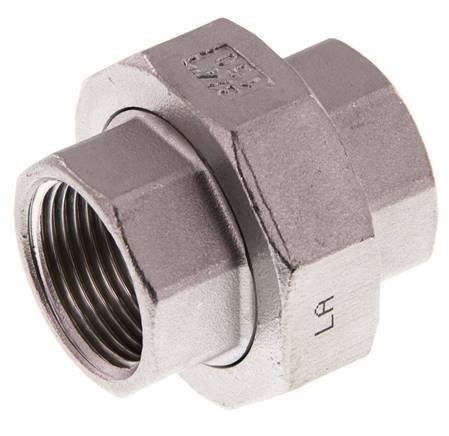 Gerader Verschraubungsstutzen Rp3/4'' Weiblich Edelstahl Flachdichtung PTFE 16bar (224.8psi)