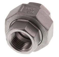 Gerader Verschraubungsstutzen Rp1/2'' Weiblich Edelstahl Flachdichtung PTFE 16bar (224.8psi)