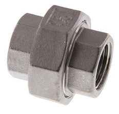 Gerader Verschraubungsstutzen Rp1/2'' Weiblich Edelstahl Flachdichtung PTFE 16bar (224.8psi)