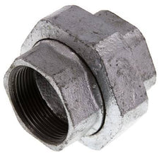 Union Straight Connector Rp1 1/2'' Female Cast Iron Flat Seal 25bar (351.25psi)