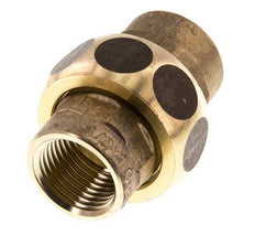 Gerade Verschraubung Rp1/2'' Buchse Messing Flachdichtung Centellen 16bar (224.8psi)