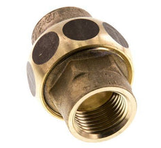 Gerade Verschraubung Rp1/2'' Buchse Messing Flachdichtung Centellen 16bar (224.8psi)