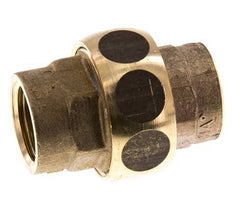 Gerade Verschraubung Rp1/2'' Buchse Messing Flachdichtung Centellen 16bar (224.8psi)