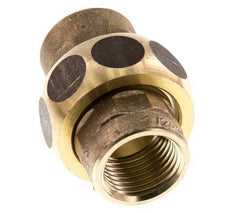 Gerade Verschraubung Rp1/2'' Buchse Messing Flachdichtung Centellen 16bar (224.8psi)