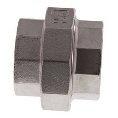 Gerade Verschraubung Rp1 1/2'' Weiblich Edelstahl Flachdichtung PTFE 16bar (224.8psi)