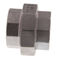Gerade Verschraubung Rp1 1/2'' Weiblich Edelstahl Flachdichtung PTFE 16bar (224.8psi)