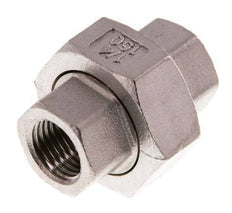 Gerade Verschraubung Rp1/4'' Weiblich Edelstahl Flachdichtung PTFE 16bar (224.8psi)