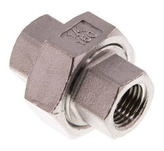 Gerade Verschraubung Rp1/4'' Weiblich Edelstahl Flachdichtung PTFE 16bar (224.8psi)