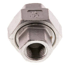 Gerade Verschraubung Rp1/4'' Weiblich Edelstahl Flachdichtung PTFE 16bar (224.8psi)