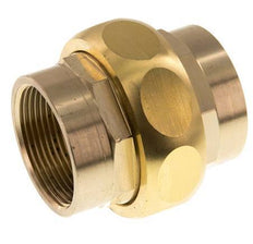 Union Straight Connector Rp1 1/2'' Female Brass Flat Seal Centellen 16bar (224.8psi)