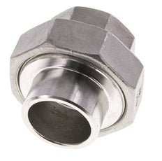 Gerader Verschraubungsstutzen Rp1'' Innengewinde x 33,7mm Schweißende Edelstahl konische Dichtung 16bar (224,8psi)