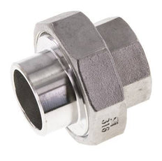 Gerader Verschraubungsstutzen Rp1'' Innengewinde x 33,7mm Schweißende Edelstahl konische Dichtung 16bar (224,8psi)