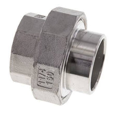Gerader Verschraubungsstutzen Rp1 1/4'' Innengewinde x 42,4mm Schweißende Edelstahl konische Dichtung 16bar (224,8psi)