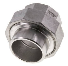 Gerader Verschraubungsstutzen Rp1 1/4'' Innengewinde x 42,4mm Schweißende Edelstahl konische Dichtung 16bar (224,8psi)