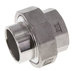 Gerader Verschraubungsstutzen Rp1 1/4'' Innengewinde x 42,4mm Schweißende Edelstahl konische Dichtung 16bar (224,8psi)