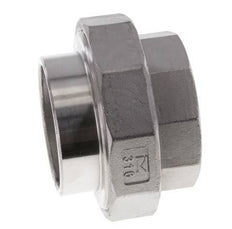 Gerader Verschraubungsstutzen Rp2'' Innengewinde x 60,3mm Schweißende Edelstahl konische Dichtung 16bar (224,8psi)
