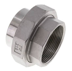 Gerader Verschraubungsstutzen Rp2'' Innengewinde x 60,3mm Schweißende Edelstahl konische Dichtung 16bar (224,8psi)