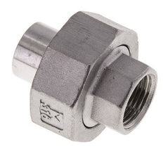 Gerader Verschraubungsstutzen Rp3/8'' Innengewinde x 17,2mm Schweißende Edelstahl konische Dichtung 16bar (224,8psi)