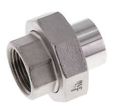 Gerader Verschraubungsstutzen Rp3/4'' Innengewinde x 26,9mm Schweißende Edelstahl konische Dichtung 16bar (224,8psi)