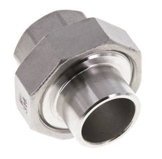 Gerader Verschraubungsstutzen Rp3/4'' Innengewinde x 26,9mm Schweißende Edelstahl konische Dichtung 16bar (224,8psi)