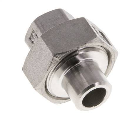 Gerader Verschraubungsstutzen Rp1/4'' Innengewinde x 13,5 mm Schweißende Edelstahl konische Dichtung 16 bar (224,8 psi)