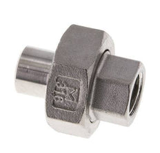 Gerader Verschraubungsstutzen Rp1/4'' Innengewinde x 13,5 mm Schweißende Edelstahl konische Dichtung 16 bar (224,8 psi)