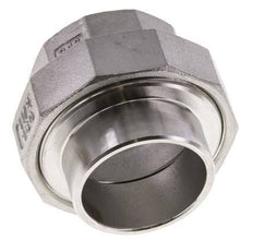 Gerader Verschraubungsstutzen Rp1 1/2'' Innengewinde x 48,3mm Schweißende Edelstahl konische Dichtung 16bar (224,8psi)