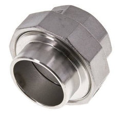 Gerader Verschraubungsstutzen Rp1 1/2'' Innengewinde x 48,3mm Schweißende Edelstahl konische Dichtung 16bar (224,8psi)