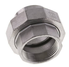 Gerader Verschraubungsstutzen Rp1 1/2'' Innengewinde x 48.3mm Schweissende Edelstahl Flachdichtung PTFE 150bar (2107.5psi)