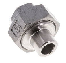 Gerader Verschraubungsstutzen Rp1/4'' Innengewinde x 13,5mm Schweißende Edelstahl Flachdichtung PTFE 150bar (2107.5psi)