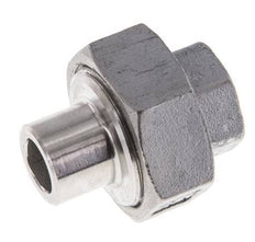 Gerader Verschraubungsstutzen Rp1/4'' Innengewinde x 13,5mm Schweißende Edelstahl Flachdichtung PTFE 150bar (2107.5psi)