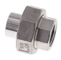 Gerader Verschraubungsstutzen Rp1/2'' Innengewinde x 21.3mm Schweissende Edelstahl Flachdichtung PTFE 150bar (2107.5psi)