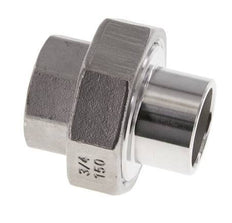 Gerader Verschraubungsanschluss Rp3/8'' Innengewinde x 17,2mm Schweißende Edelstahl Flachdichtung PTFE 150bar (2107.5psi)