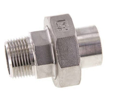 Gerader Verschraubungsstutzen R3/4'' Außengewinde x 26,9mm Schweißende Edelstahl konische Dichtung 16bar (224,8psi)
