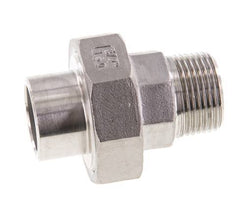 Gerader Verschraubungsstutzen R3/4'' Außengewinde x 26,9mm Schweißende Edelstahl konische Dichtung 16bar (224,8psi)