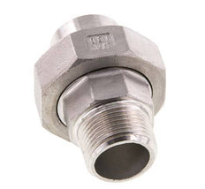 Gerader Verschraubungsstutzen R3/4'' Außengewinde x 26,9mm Schweißende Edelstahl konische Dichtung 16bar (224,8psi)