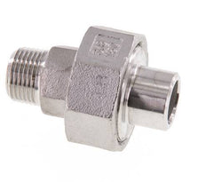 Gerader Verschraubungsstutzen R3/8'' Außengewinde x 17,2mm Schweißende Edelstahl konische Dichtung 16bar (224,8psi)