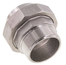 Gerader Verschraubungsstutzen R2'' Außengewinde x 60,3mm Schweißende Edelstahl Konische Dichtung 16bar (224,8psi)