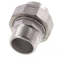 Gerader Verschraubungsstutzen R1 1/4'' Außengewinde x 42,4mm Schweißende Edelstahl Konische Dichtung 16bar (224,8psi)