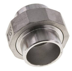 Gerader Verschraubungsstutzen 42,4mm Schweißende Edelstahl Konische Dichtung 16bar (224,8psi)